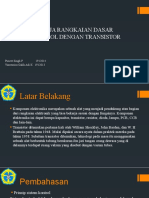 Kerja Rangkaian Dasar Kontrol Dengan Resistor