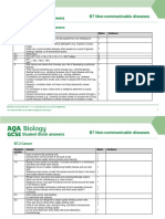 B7 Non-Communicable Diseases Student Book Answers