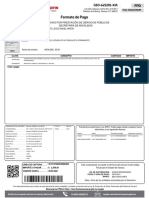 Formato de Pago: Derechos Por Prestación de Servicios Públicos Secretaria de Movilidad