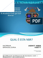 NBR muda certificação do Bombeiro Civil