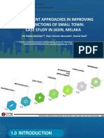 Development Approaches in Improving The Functions of Small Town: Case Study in Jasin, Melaka