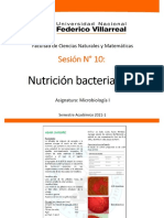 Nutrición Bacteriana 1
