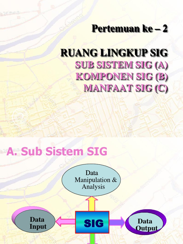 Ruang Lingkup dan Komponen SIG | PDF