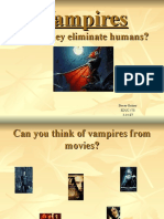 Vampires: Could They Eliminate Humans?