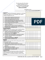 Patient Care Checklist: Objective: Student Will Demonstrate Competence in Collecting