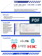 Datasheet-Modulo-sfp-GBIC-CISCO-1_25G-WDM-LA-40KM-2F-SFP-1250-LA-40KM
