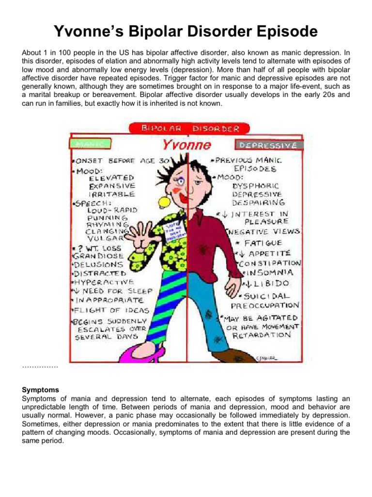 Understanding Bipolar Disorder Symptoms | PDF | Mania | Bipolar Disorder