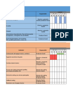 Cronograma Plan de Producción - Hasta Que El Sol Salga Excel