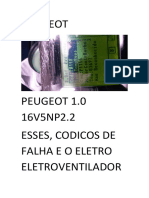 PEUGEOT DEFEITO 1.0 16V 5NP2.2