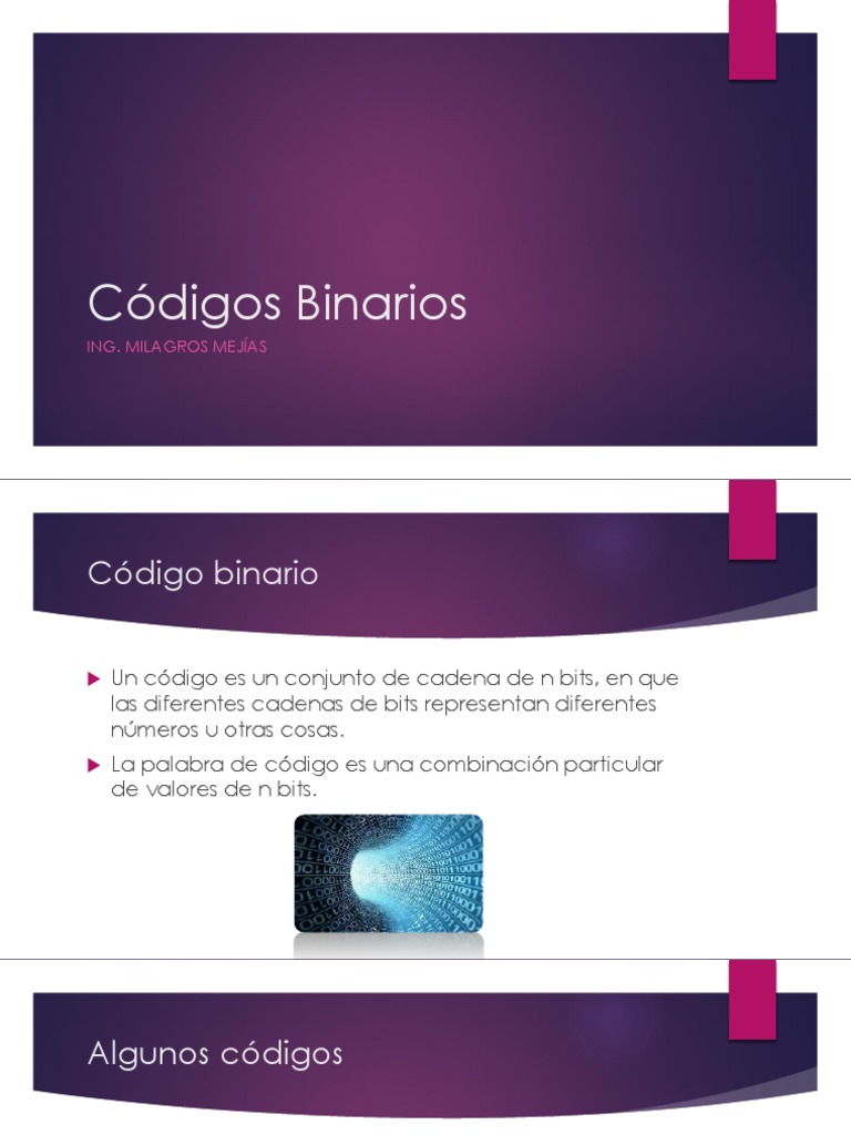 Códigos Binarios | PDF | Decimal codificado en binario | Poco