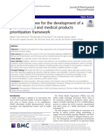 Systematic Review For The Development of A Pharmac