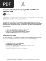 IoT MCU Monitoring Using The AskSensors IoT Platfo