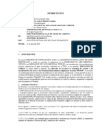 INFORME TECNICO Manifold