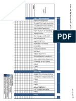 Governing Council Skills Matrix