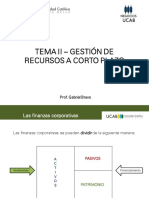 Tema II - Gestión de Recursos A Corto Plazo (202215)