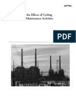 Guidelines On The Effects of Cycling Operation On Maintenance Activities