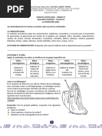 Taller 04 - La Tradición Oral