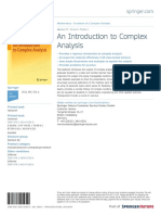 Complex Analysis Functions Guide