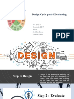 Design Cycle Part 4 Evaluating by Group 4