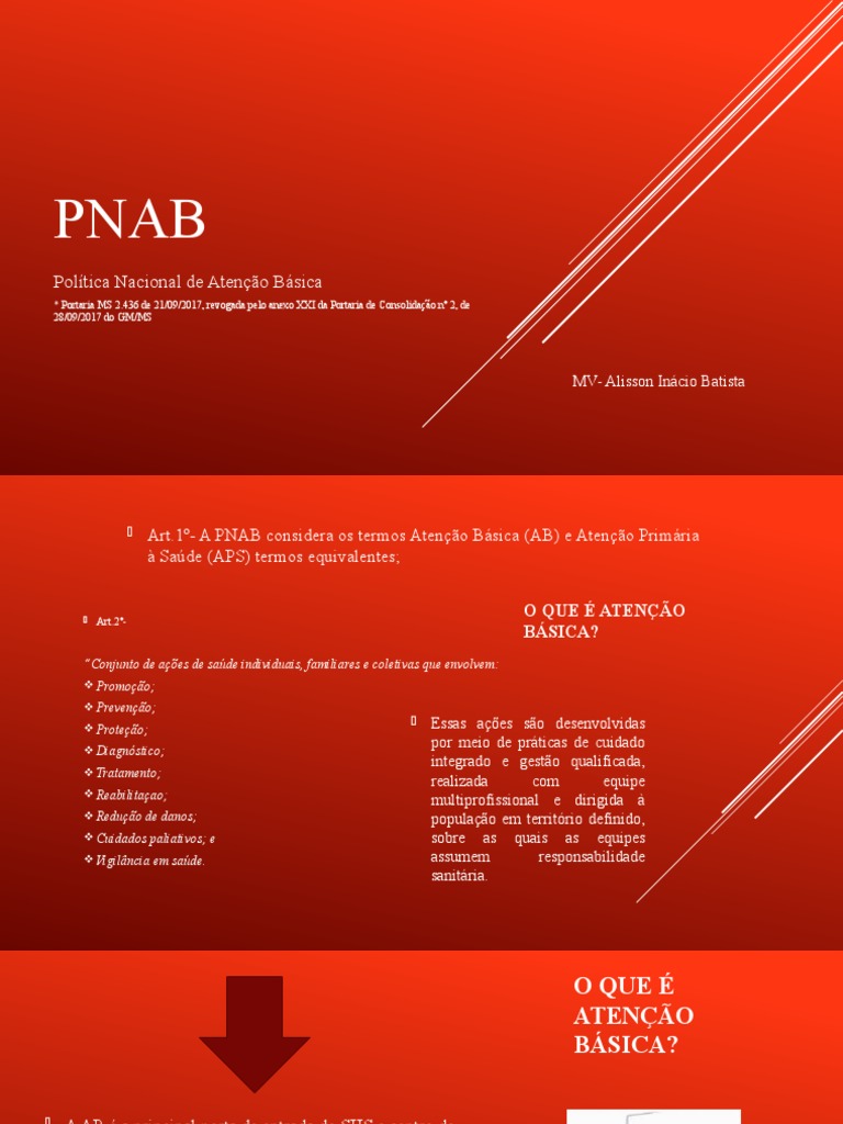 PNAB | PDF | Farmacêutico | Enfermagem