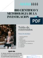 Metodo Cientifico y Metodologia de La Investigacion