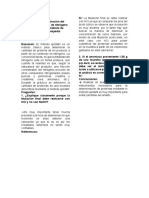 Determinación Del Contenido de Nitrógeno Por El Método de Microkjeldal