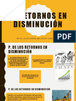 p. Retornos en Disminucion