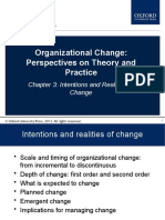 Organizational Change: Perspectives On Theory and Practice