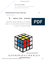 Manual Patrones para Cubo 3x3