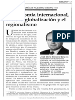 La Economía Internacional, Entre La Globalización El Regionalismo