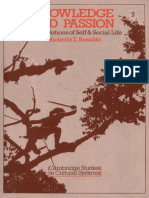 (Cambridge Studies in Cultural Systems) Michelle Zimbalist Rosaldo - Knowledge and Passion - Ilongot Notions of Self and Social Life-Cambridge University Press (1980)