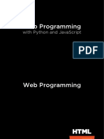 Web Programming Python JavaScript