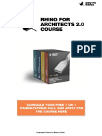 Rhino For Architects 2.0 Course Application