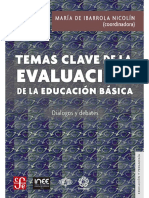 Temas Clave de La Evaluación de La Educación Básica. Diálogos y Debates - María de Ibarrola Nicolín