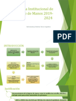 Programa Institucional de Higiene de Manos 2019-2024