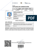 Certificado Acreditacion