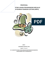 Proposal Pemanfaatan Lahan Pekarangan Melalui Kawasan Rumah Pangan Lestari (KRPL)