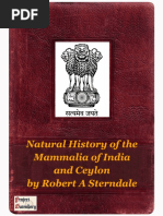 Download Natural History of the Mammalia of India and Ceylon by Robert A Sterndale by Books SN53871111 doc pdf
