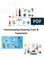 Housekeeping Cleaning Tools & Equipment: Josef Carlronald C. Valdenarro TLE Grade 7-St. Anne