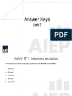 Answer Keys-Unit 7