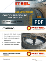 Clase 8 Metsel Concentración de Minerales