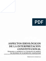 Aspectos Ideologicos de La Interpretacion Constitucional - Maria Cristina Gomez Isaza