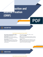 Open Reduction and Internal Fixation (ORIF)