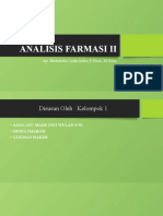 ANALISIS FARMASI II Kelompok 1 (Analisis Bahan Obat)