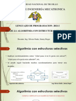 (02.1) - Algoritmia Con Estructuras Selectivas