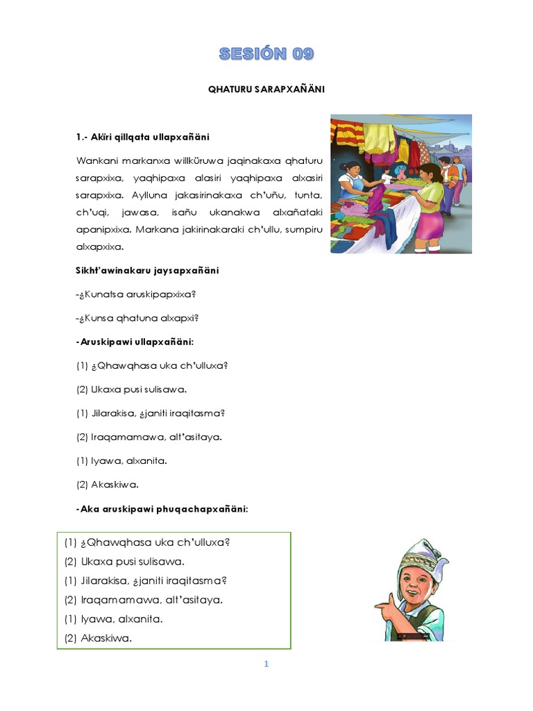 APRENDE Aymara 2da Parte | PDF