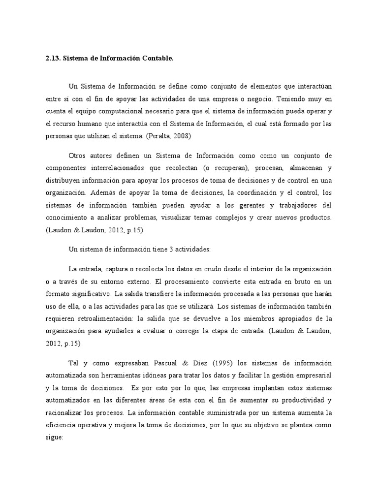 Sistema de Control Interno Contable | PDF | Contabilidad | Sistema de ...