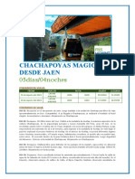 Paquete Chachapoyas 5D 4N Completo