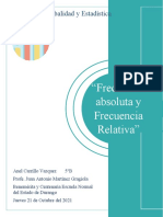 Frecuencia Absoluta y Relativa