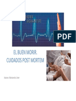 EL BUEN MORIR Cuidados Post Mortem 2021